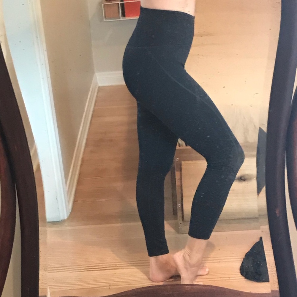 Girlfriend collective black leggings, S